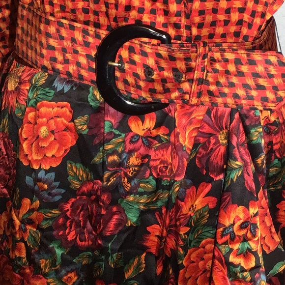 Ann Lawrence Today vintage floral dress size 12 - Picture 3 of 16